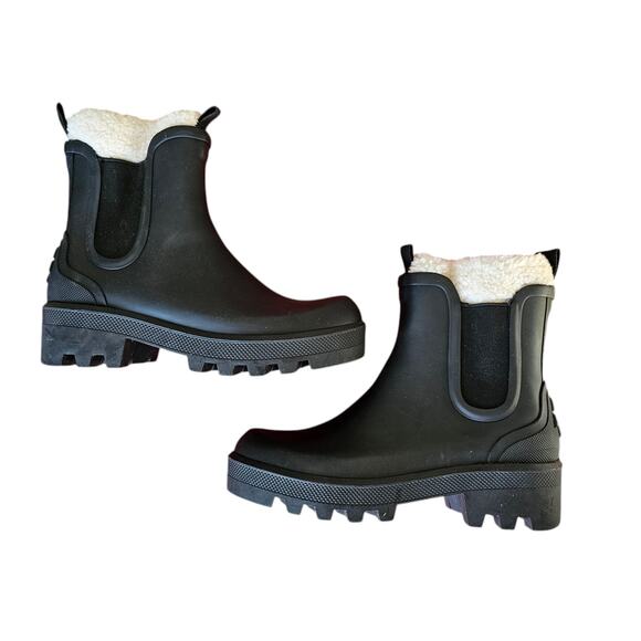 Cougar Ignite Rubber Snow Boot Size 6 Black - Picture 1 of 6
